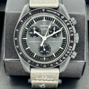 NEW Omega S033A100 Bioceramic Moon Swatch – Mission to Mercury